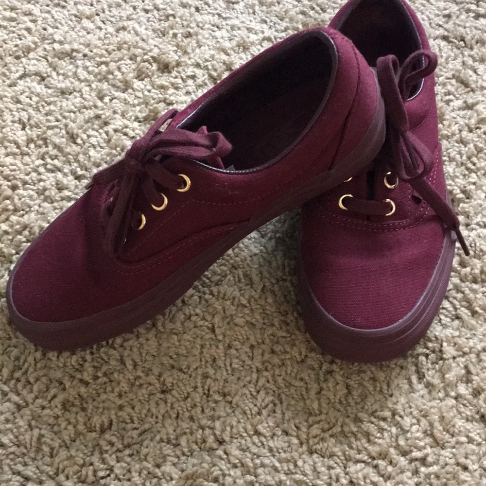 Maroon Vans